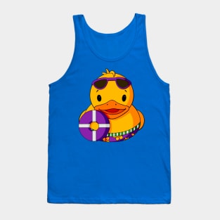 Beach Rubber Duck Tank Top